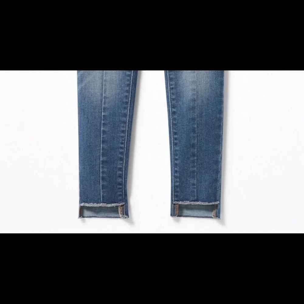 ON center seam step hem rockstar jeggings